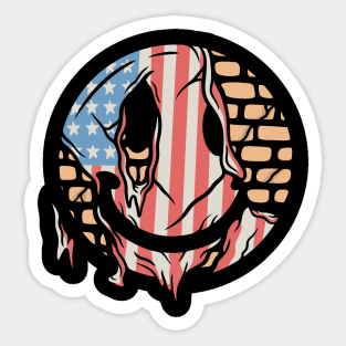 Usa smile Sticker